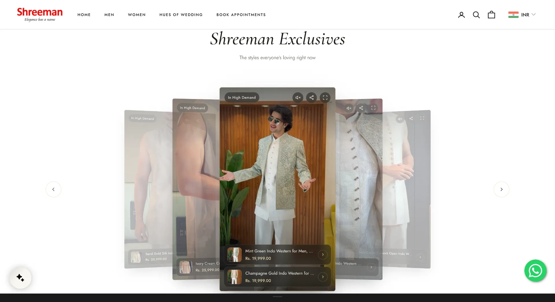 Shreeman - case study Shreeman website, the storefront behind this case study